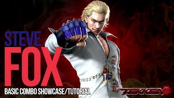 Steve Fox Basic Combo Showcase/Tutorial - PPSSPP : Tekken 6