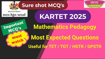 KARTET 2025 / CTET / KVS / HSTR / GPSTR 100% Sure Shot MCQ