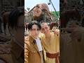 Sasha eating bread, Levi filming it all / Selfie on Titan: The 104th (Attack on Titan) Ai