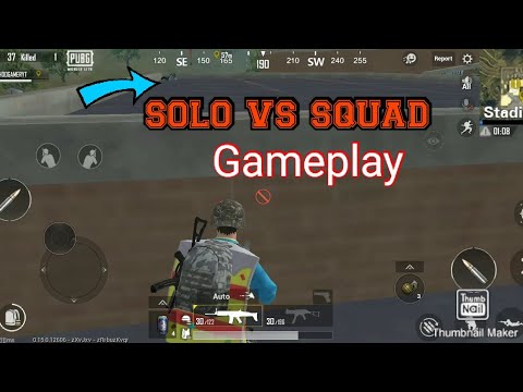 PUBG MOBILE LITE // SOLO VS SQUAD // GamePlay // SAHOOGAMERYT - YouTube