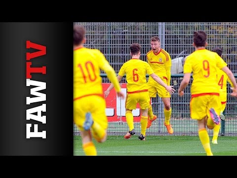 GOAL: Brandon Cooper Opening Goal, Wales U17 v Netherlands