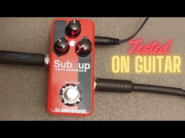 TC Electronic Sub'N'Up Mini Octaver | Guitar Test - YouTube