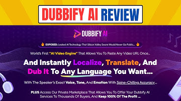 Dubbify AI Review & Demo - AI Video Dubbing & Translation Made Easy!
