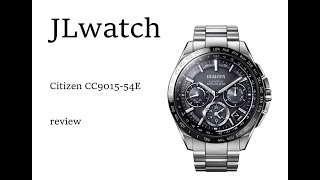 시티즌 CC9015-54E Citizen Eco-Drive F900 Satellite Wave Titanium Sapphire Watch(English subtitles)