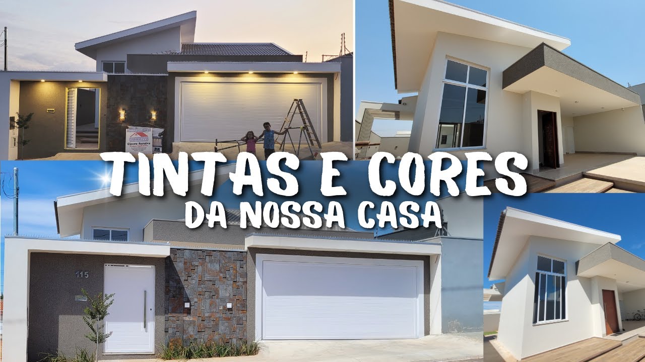 TINTAS E CORES DA NOSSA CASA😉DIÁRIO DE OBRA - Nossa fachada