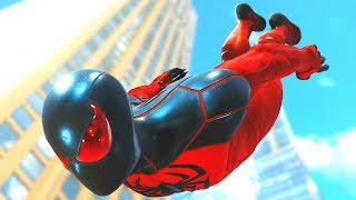 Marvel's Spider-Man: The Heist (DLC) - Scarlet Spider ll Suit Gameplay: Free Roam & Crime Fighting