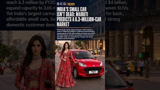 India’s Small Car Isn’t Dead: Maruti Predicts a 6.3-Million-Car Market
