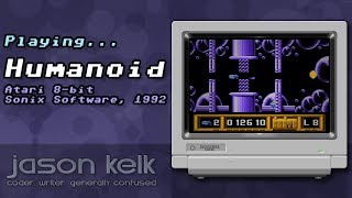 Playing Humanoid (Atari 8-bit)