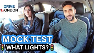 UK Driving test  Learner Doesn't Realise Lights Aren't Working Mock Test  Faults Explained 2020