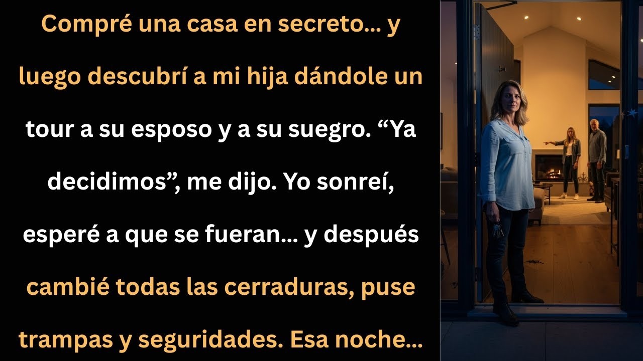 Compré una casa en secreto… y mi hija intentó tomarla
