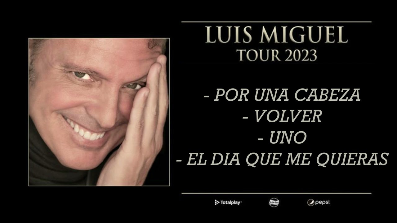 Medley Tangos - Luis Miguel tour 2023 karaoke