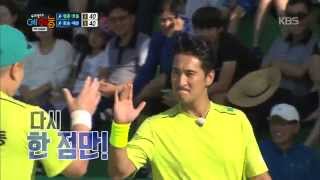 [HIT] 우리동네 예체능-숨막히는 접전, 테니스 마지막 게임!.20140930