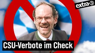 Maxi Schafroth enthüllt: Die CSU-Charmeoffensive in Bad Tölz | extra 3 | NDR