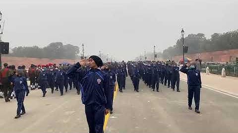 NSS RDC 2022 Republic Day Parade Rehearsal