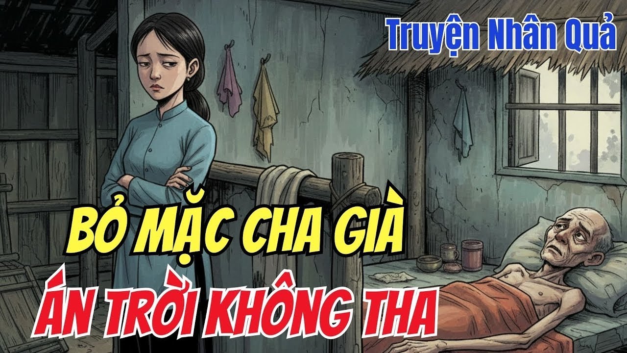 Chuyện Nhân Quả Có Thật: Bỏ Mặc Cha Trên Giường Bệnh – Án Trời Không Tha
