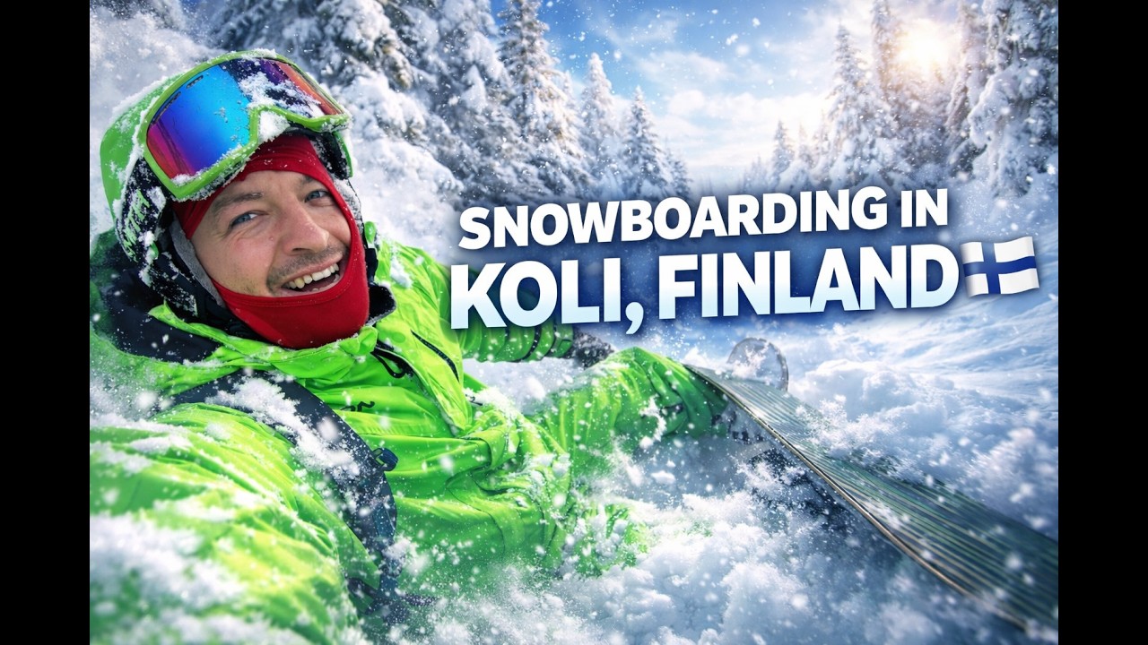 Snowboarding in Koli, Finland 🇫🇮 | Silent Winter Vibes