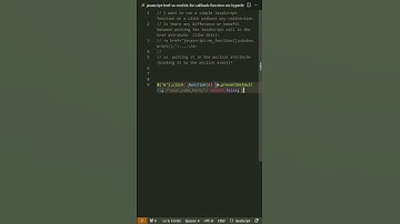 JavaScript - href vs onclick for callback function on Hyperlink