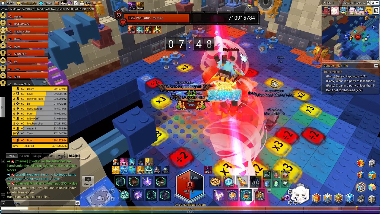 MapleStory 2 Chaos Papulatus (Runeblade POV)