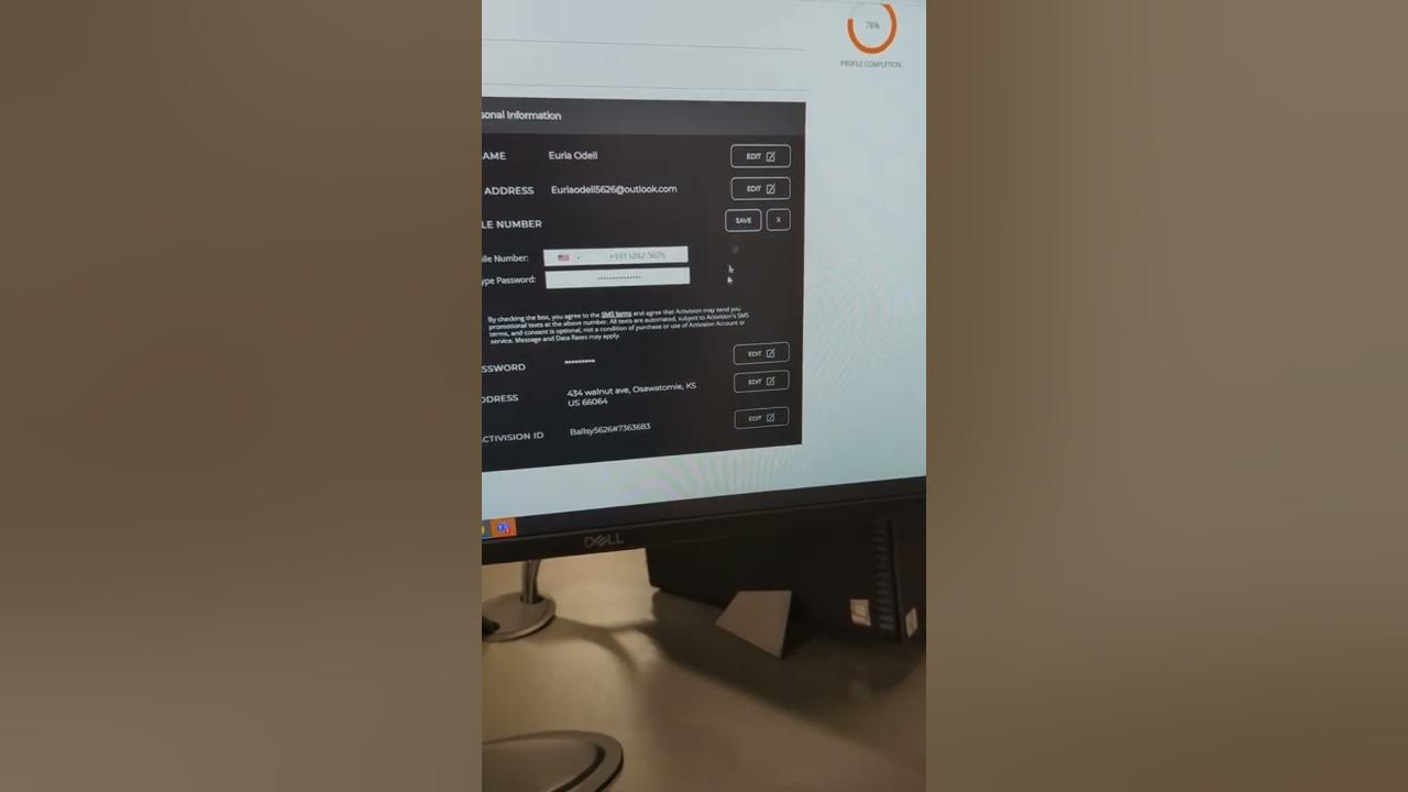 not accepting phone number for activision YouTube