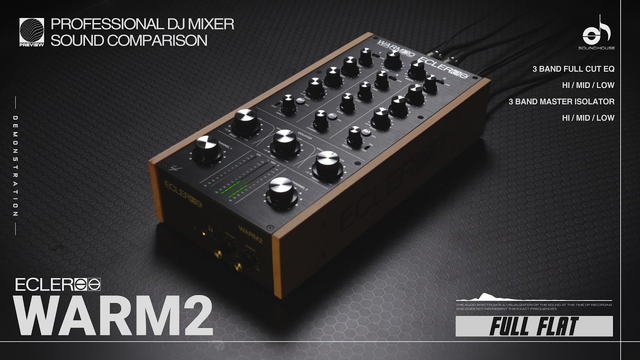 ECLER ( エクラー ) WARM2 アイソレーター付き・ロータリーDJミキサー