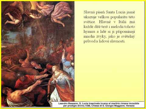 Církevní kalendář 13.12. sv. Lucie (Religious calendar)