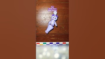 Fear Inside Out 2 Paper Squishy #fear #insideout2 #papersquishy #diy #squishy #drawing #shorts