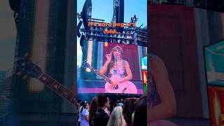 Taylor Swift - Rain or Bug Nothing Can Stop Taylor!❤️ | Eras Tour #taylorswift #shortsfeed #trending