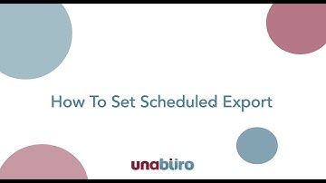 How to schedule data export in Salesforce
