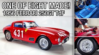 Detailing 1956 Ferrari 250 GT TDF for Pebble Beach Concours