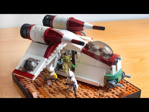 synonymordbog Revolutionerende Kong Lear Lego Star Wars Republic Gunship MOC in Chibi Scale - YouTube