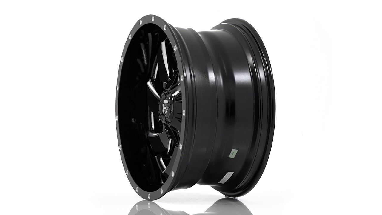 Fuel Off-Road D574 Cleaver Gloss Black Milled - PowerHouse Wheels
