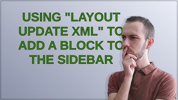 Magento: Using "Layout Update XML" to add a block to the sidebar