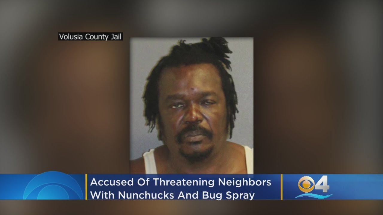Florida Man Accused Of Threatening Neighbors With Nunchucks & Bug Spray