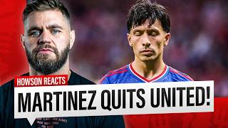 Lisandro Martinez WANTS OUT! Man Utd Sanctions IMMINENT! | Howson Reacts