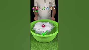 Probeer eens te raden hoeveel tissues er nodig waren! #asmr #experiment #bevredigend #tissuepapie...