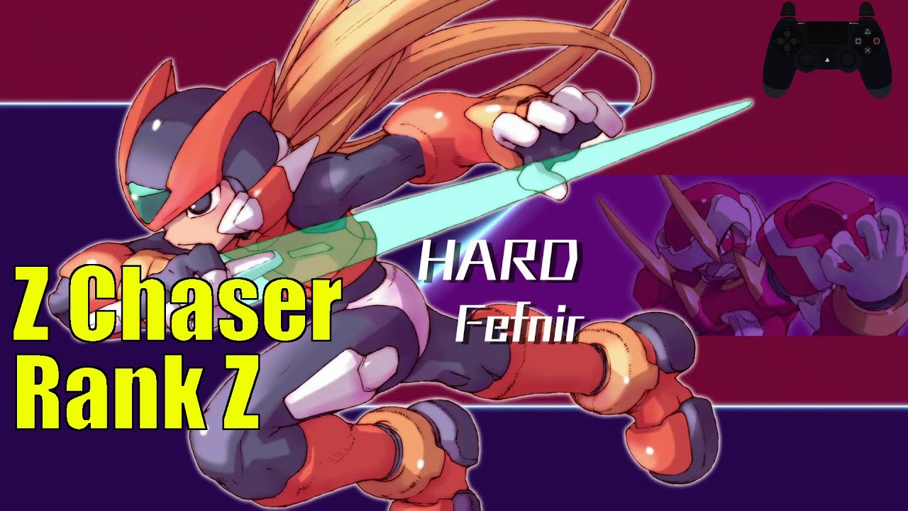 Z-Chaser, Shuttle Factory, Rank Z + World Record(PS4) | Mega Man