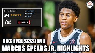 No. 1 recruit Marcus Spears Jr. is ELITE 😤 HIGHLIGHTS from Nike EYBL Session I 💪 | SportsCenter Next