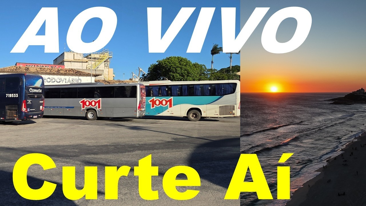 RODOVIÁRIA MOVIMENTADA E PÔR DO SOL EM SAQUAREMA - Carnaval 2026