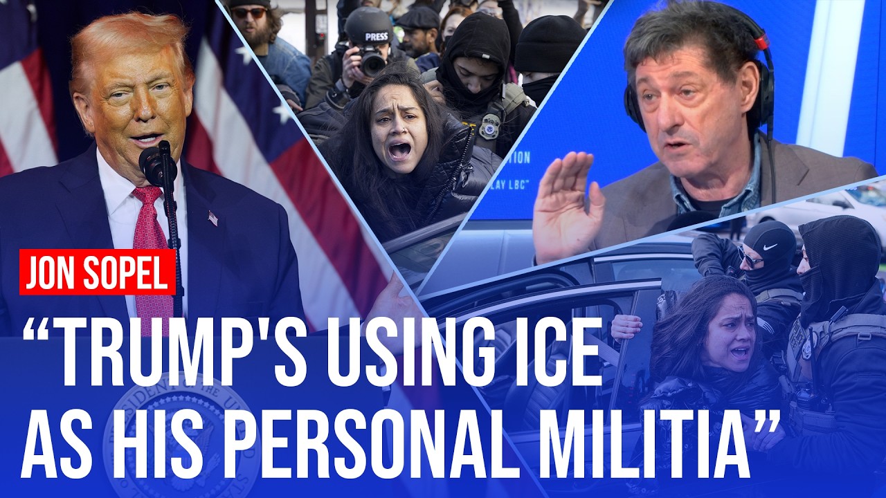 The shocking moment ICE dragged a disabled woman from her car | LBC