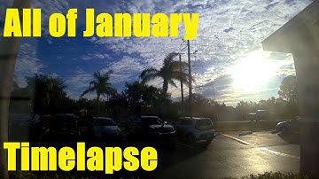 Month long Timelapse - An unusually cool January in Florida
