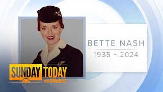 World’s longest-serving flight attendant, Bette Nash, dies at 88