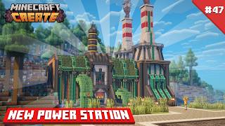 I Built a STEAM POWER STATION in Minecraft Create Mod! [#47]