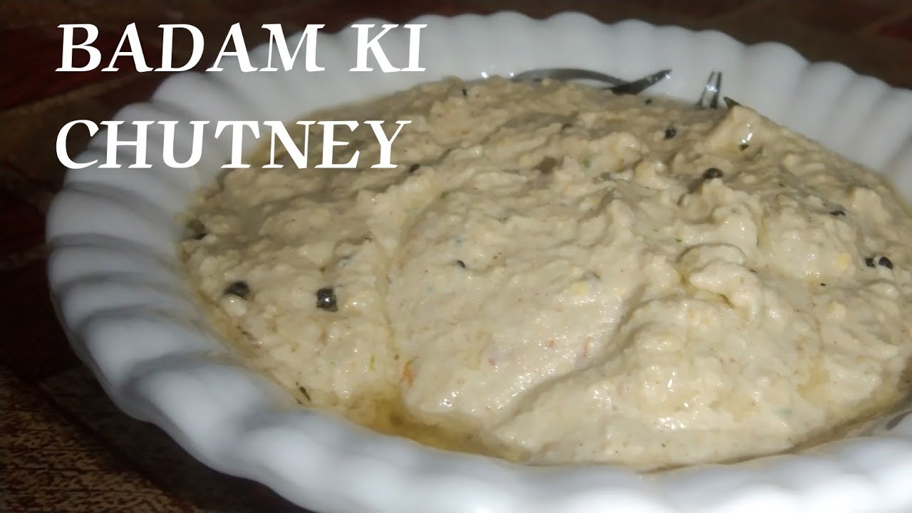 No Coconut Chutney Recipe For Idli And Dosa।। BADAM ki Chutney 
