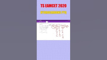 Eamcet 2024 | Eapcet 2024 |  HYDROCARBONS TS EAMCET 2023 PYQ