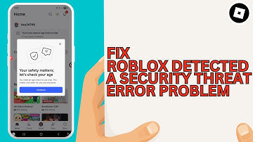 Fix Roblox detected a security threat Problem || Roblox security threat detected Problem Solved
