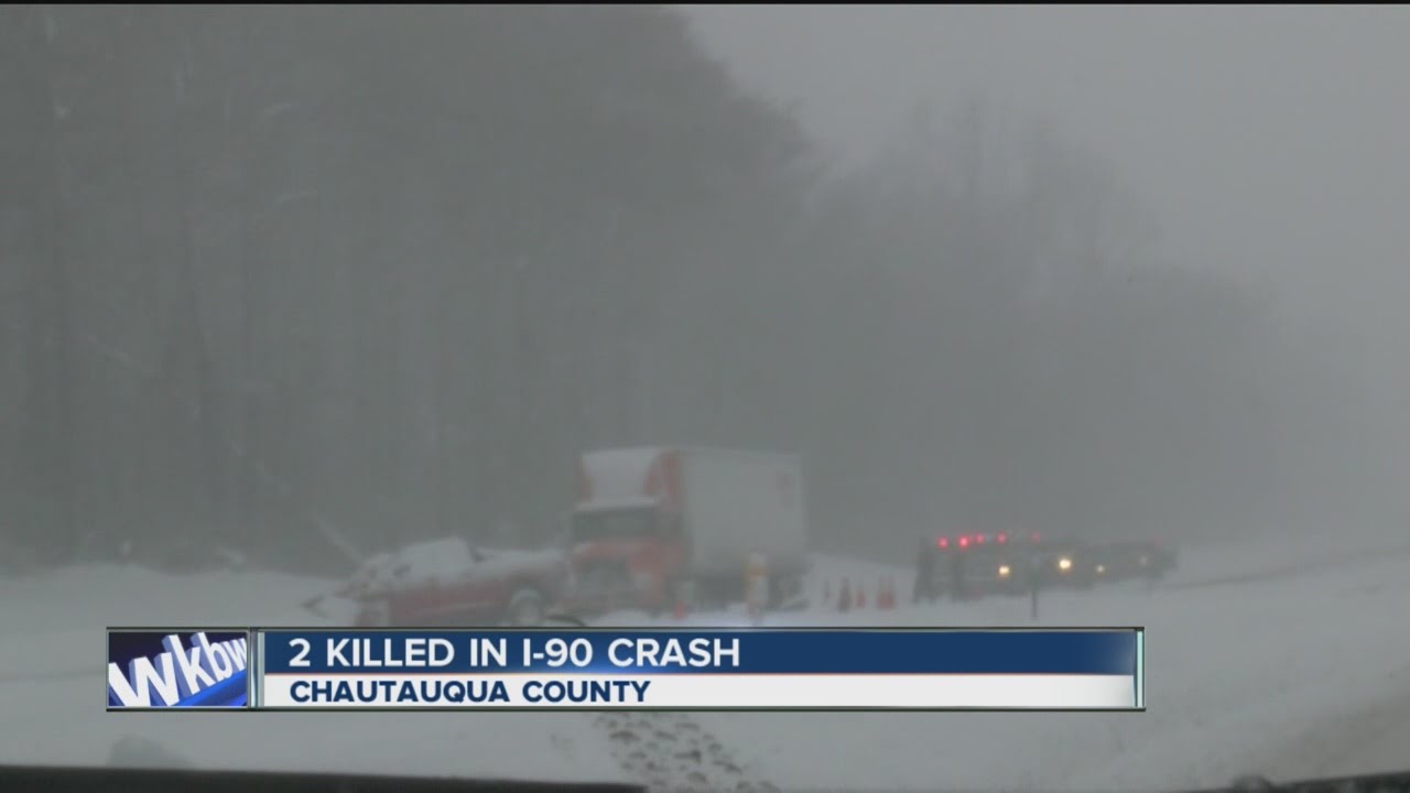 2 Killed in crash on I-90 - YouTube