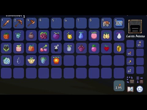 Updated Fruit Showcase For My One Piece Terraria Mod 