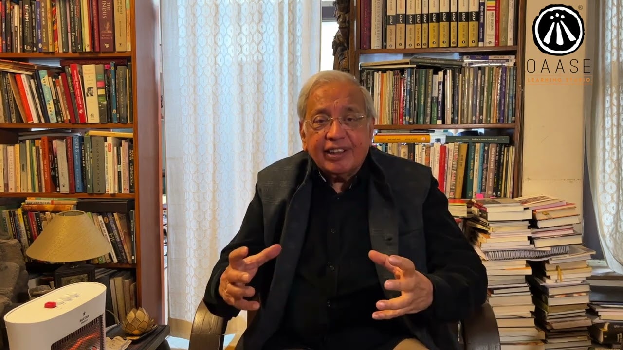 “What does it mean to dream big?” Thanking Sir Ashok Vajpeyi for enlightening our students.