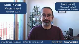 Maps in Stata Masterclass | Dr Asjad Naqvi