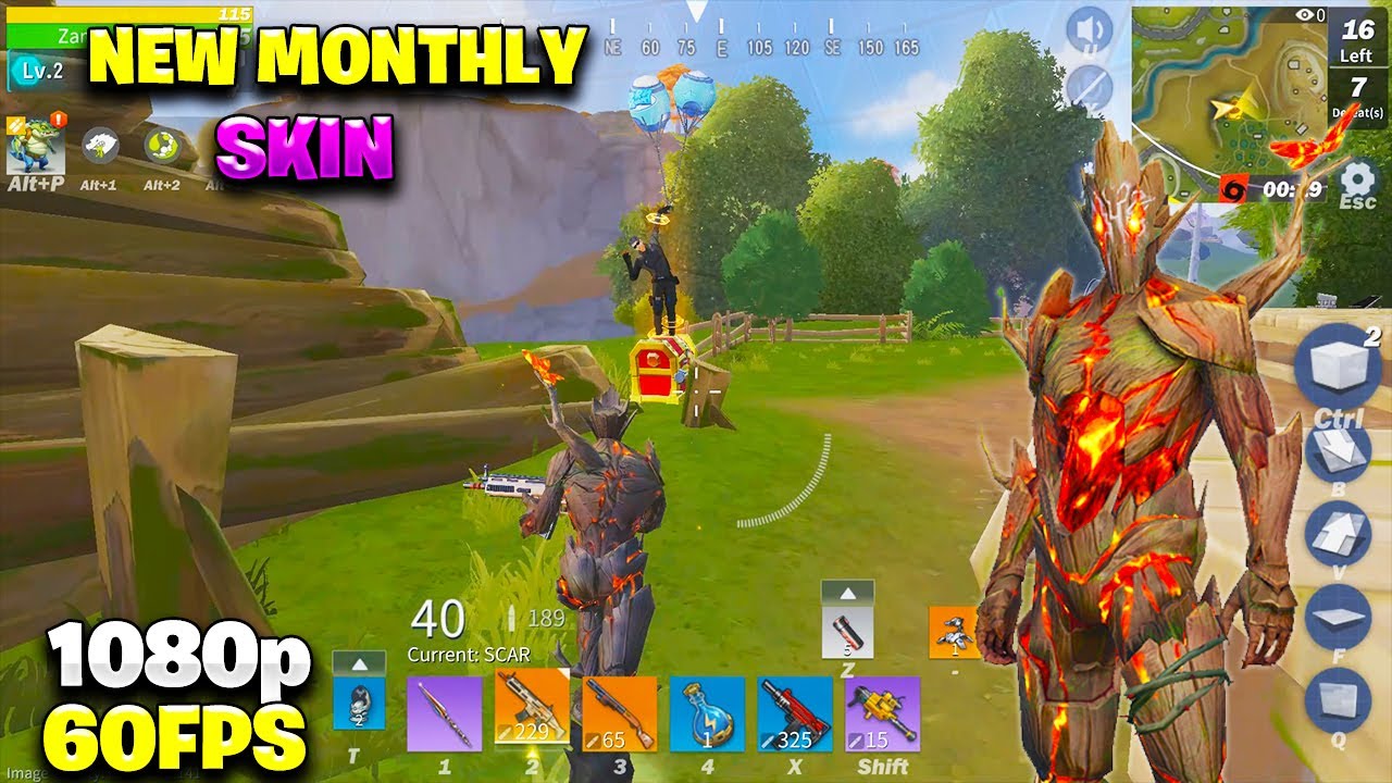 10 Kills SOLO - FIRE TREE KING *New MONTHLY Skin* | Creative Destruction 1080p 60FPS